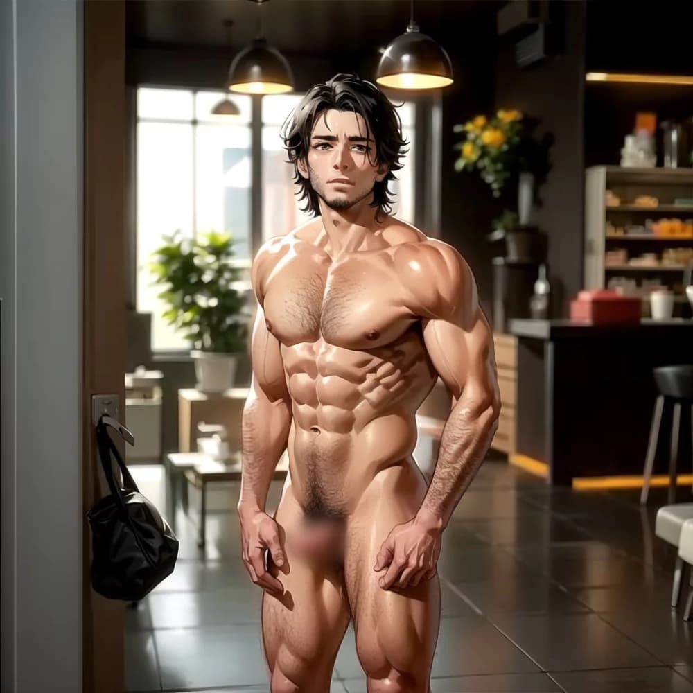 Uma foto de uma garota nua